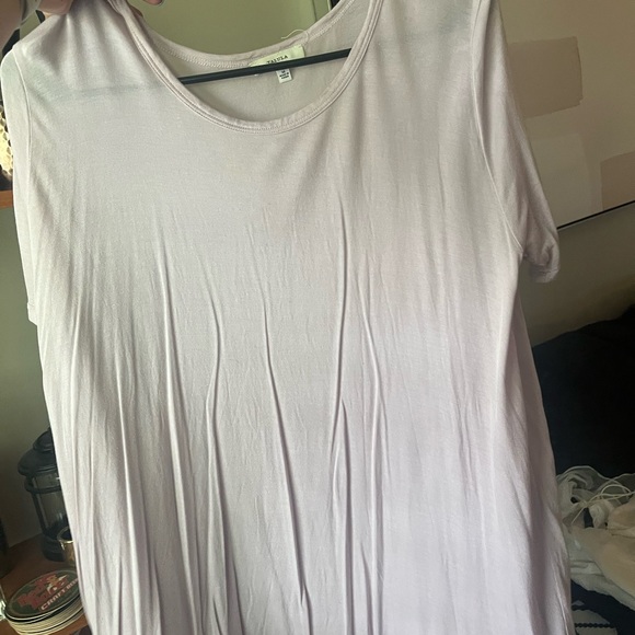 Aritzia Lilac Tshirt Dress - Picture 2 of 2